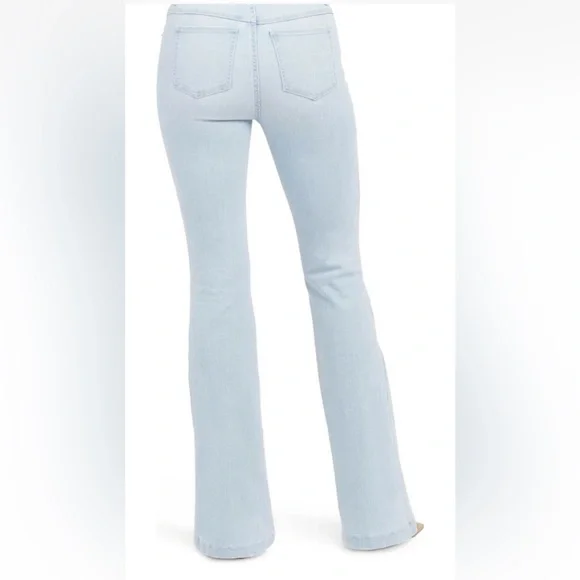SPANX Flare Retro Light Blue Jeans Leggings - Picture 4 of 7